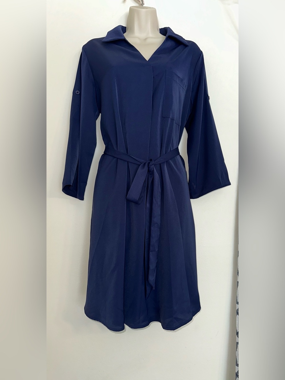 Elegant Long-Sleeve Dress